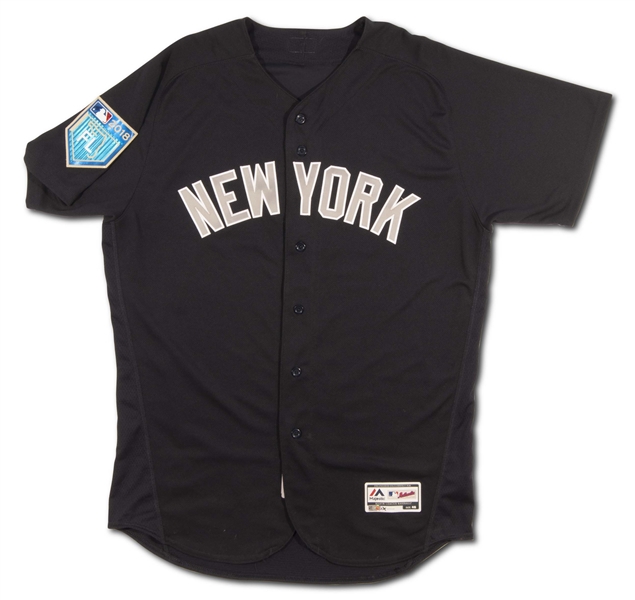 2018 RUSSELL WILSON NEW YORK YANKEES SPRING TRAINING GAME WORN JERSEY (MLB AUTH.)