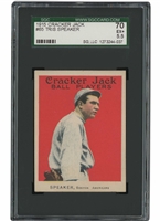 1915 CRACKER JACK #65 TRIS SPEAKER - SGC EX+ 5.5