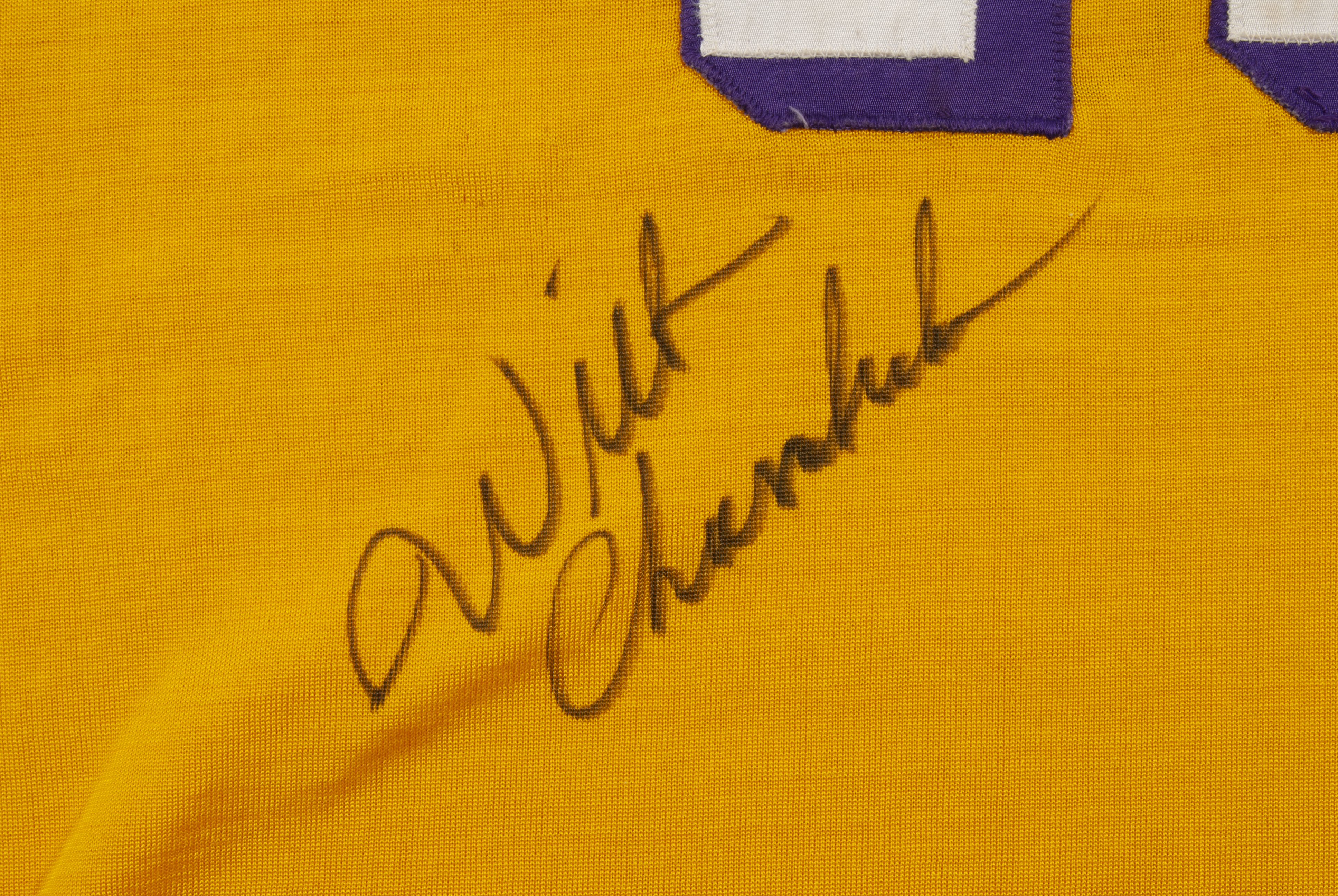 Lot Detail - 1968-1973 Wilt Chamberlain Los Angeles Lakers Game Worn Home  Jersey (MEARS A7.5 /JSA)