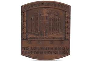 1931 Central German Association (VMBV) Youth Athletics Championship (Leipzig) First Place Winners Medal for High Jump Awarded to Luz Long