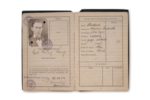 Luz Longs 1935-1940 German Passport (Original Signed) Used to Travel to Dozens of International Athletics Competitions at the Onset of World War II
