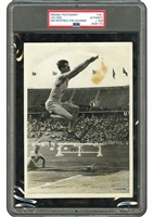 1936 Luz Long Leipziger Sport Club Triple Jumping Sequence Pair of Original Photos - Both PSA/DNA Type I (Luz Long Collection)