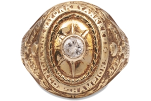 1927 New York Yankees World Series Champions 14K Gold Ring Presented To Outfielder Ben Paschal