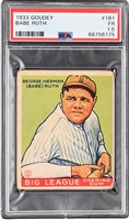 1933 Goudey #181 Babe Ruth (Hobby Fresh) - PSA FR 1.5