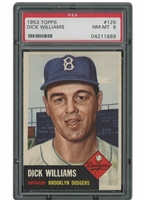 1953 Topps #125 Dick Williams - PSA NM-MT 8