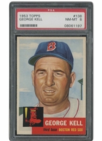 1953 Topps #138 George Kell - PSA NM-MT 8