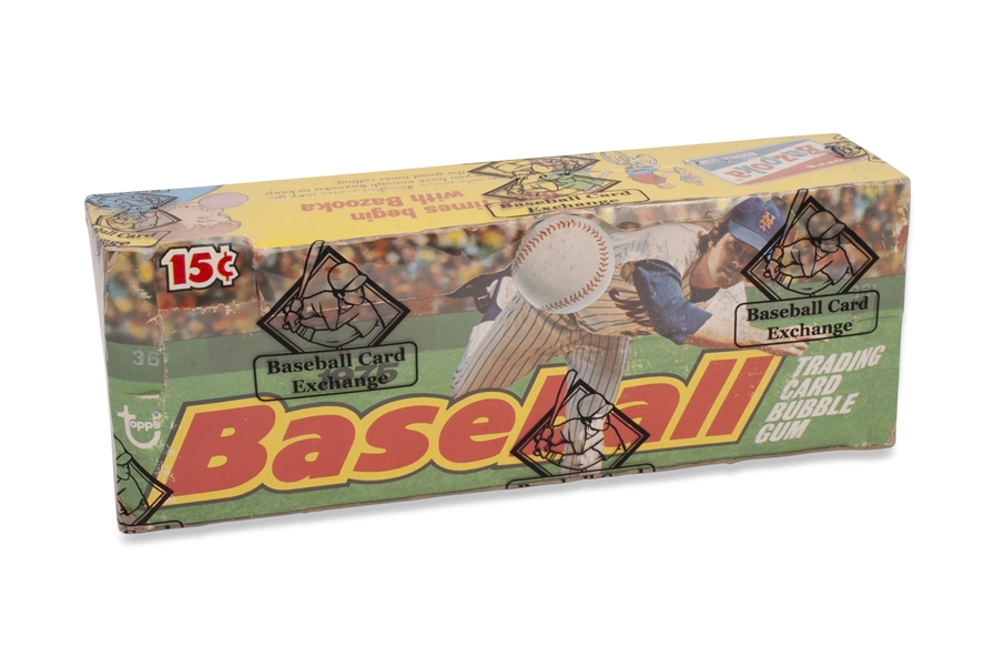 1975 Topps Mini Baseball Unopened Wax Box - BBCE Authentic