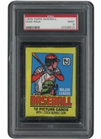 1979 Topps Baseball Unopened Wax Pack - PSA MINT 9 (None Higher!)