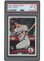 2011 Topps Update #US175 Mike Trout - PSA NM-MT 8
