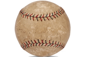 6/1/1921 Walter Johnson Single Signed OAL (Ban Johnson) Baseball - Beckett & JSA LOAs