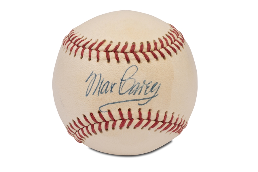 High-Grade C. 1960s Max Carey Single Signed Baseball - One of his Finest Examples (Beckett LOA)