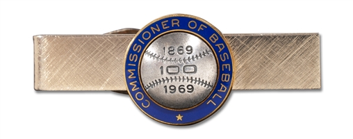 1969 MLB 100th Anniversary Balfour Sterling Silver Tie Clasp
