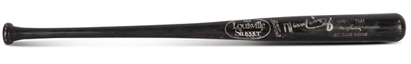 1996 Manny Ramirez Game Used & Signed Louisville Slugger T141 Bat - PSA/DNA GU 9.5