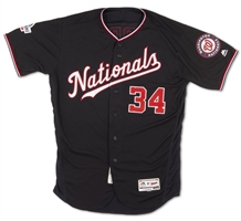 2018 Bryce Harper Washington Nationals Game Worn Home Alternate Jersey Photomatched to 12 Games and 2 Home Runs - Sports Investors & MLB Auth.