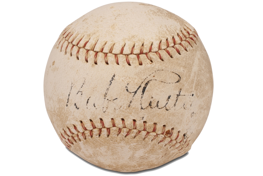 Babe Ruth Signed A.G. Spalding No. 5 King of the Diamond Baseball (Ball Itself Dates to 1910) - Beckett & JSA LOAs