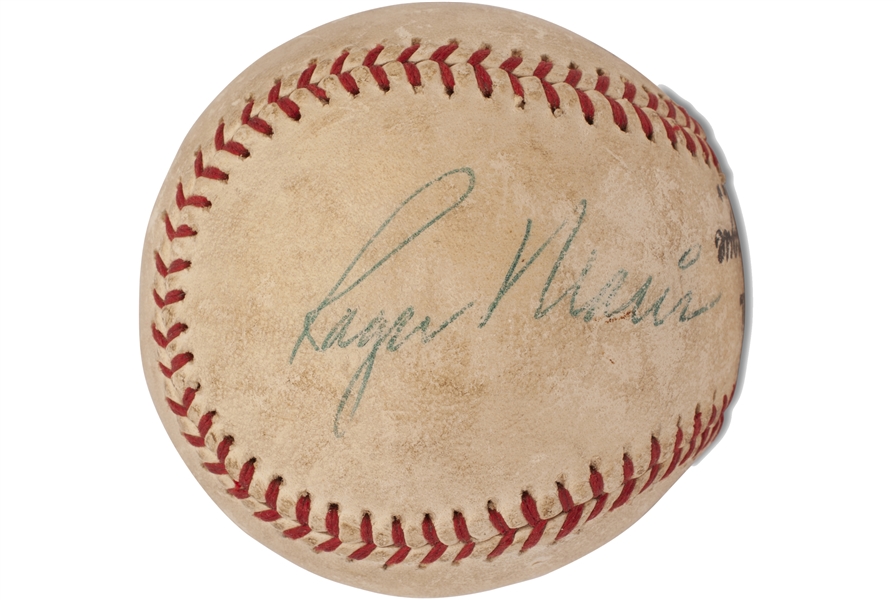 Vintage Roger Maris Single Signed Baseball - PSA/DNA & Beckett LOAs