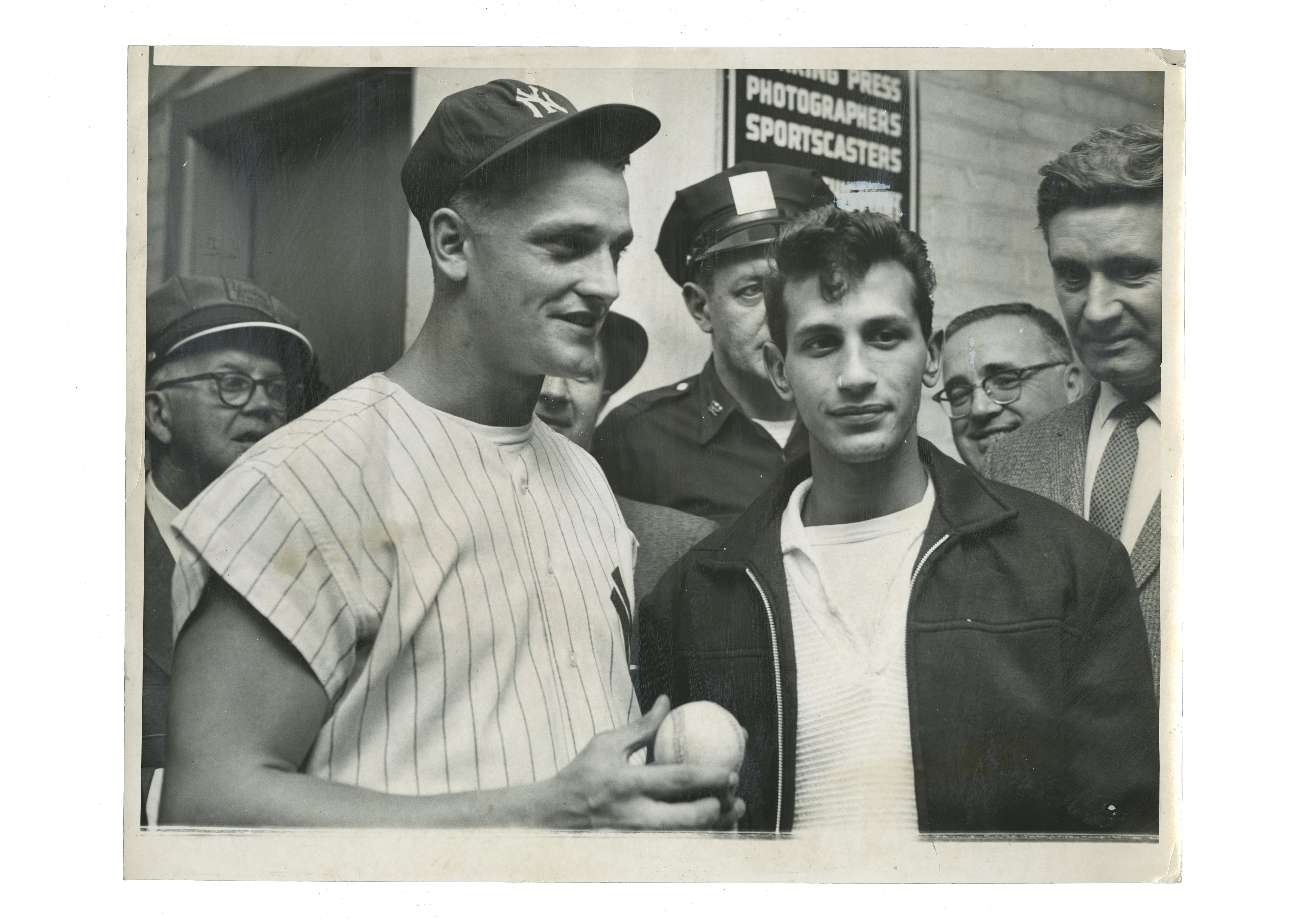 Lot Detail - 1961 Roger Maris 61st Home Run Original Photo