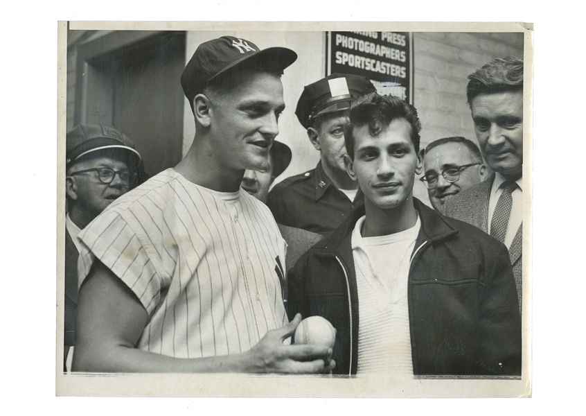 1961 Roger Maris 61st Home Run Original Photo