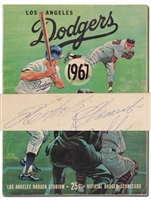 7/26/1967 Los Angeles Dodgers (vs. Pittsburgh Pirates) Team Program/Scorecard Signed by Roberto Clemente, Stargell & More - Beckett LOA