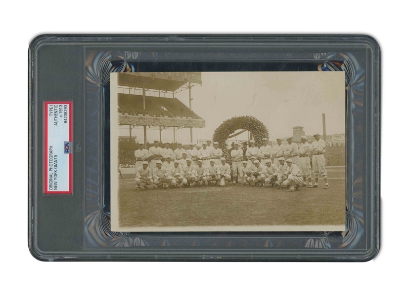 1913 New York Giants National League Champions Original Photograph - PSA/DNA Type I