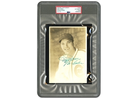 C. 1930s Dizzy Dean Signed & Inscribed Original Photo by George Burke - PSA/DNA Type I, PSA/DNA 8 Auto.