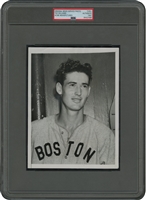1941 Ted Williams Original Photograph with Important Caption Referencing Historic Season of Both Williams and DiMaggio - PSA/DNA Type 1