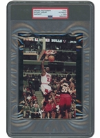 C. 1996-98 Michael Jordan Original Photograph Dunking vs. Atlanta Hawks - PSA/DNA Type I