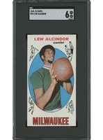 1969 Topps #25 Lew Alcindor Rookie - SGC EX/NM 6