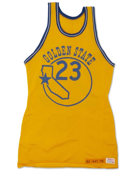 1972-73 Jeff Mullins Golden State Warriors Game Worn Home Jersey