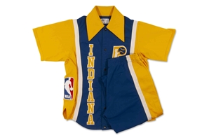 Late 1970s Darnell Hillman Indiana Pacers Game Worn Road Warm-Up Suit