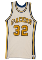 C. 1980s Herb Williams Indiana Pacers Game Worn Home Jersey 