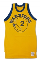 C. 1980s Joe Barry Carroll Golden State Warriors Game Worn Home Jersey