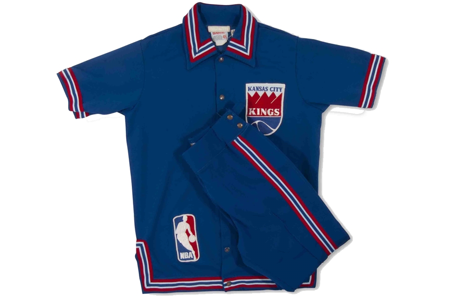 1981-82 Mike Woodson Kansas City Kings Game Worn Warm-Up Suit