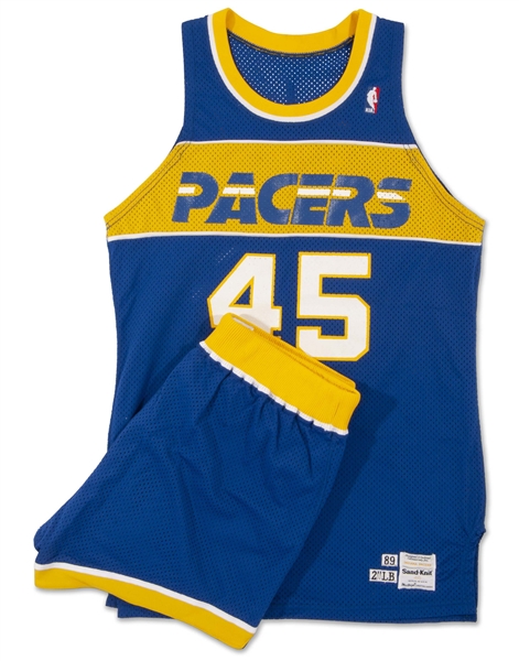 1989-90 Chuck Person Indiana Pacers Game Worn Road Uniform