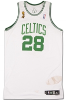 2008 Sam Cassell Boston Celtics NBA Finals Game Worn Home Jersey Photomatched to Game 2 and Game 6 Clincher! - MeiGray LOA