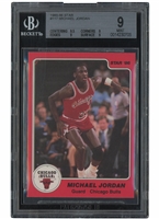 1985-86 Star Co. Basketball #117 Michael Jordan - BGS Mint 9 (Centering 9.5)