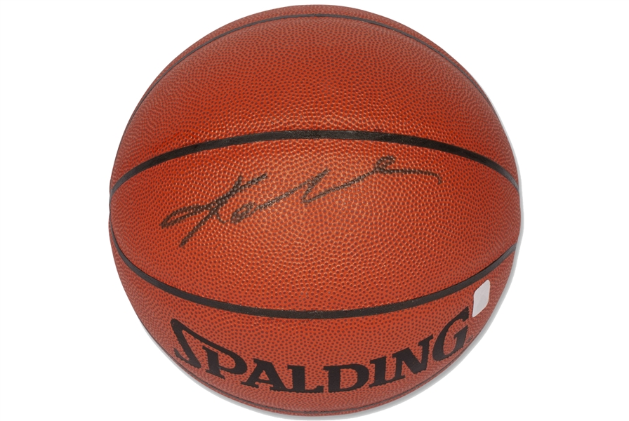 Kobe Bryant Autographed Spalding Official NBA Basketball - PSA/DNA LOA