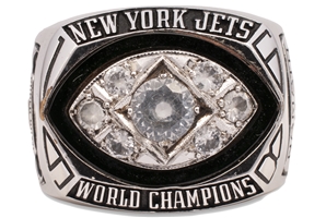 1968 New York Jets Super Bowl III Champions Salesman Sample Ring