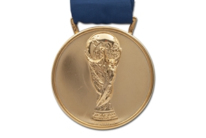 2010 FIFA World Cup (South Aftica) First Place Winners Gold Medal Awarded to Spain - Issued by Spanish Football Federation