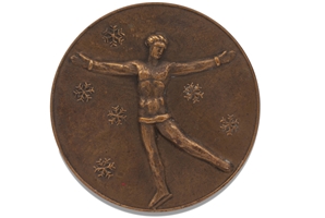 Rare 1928 St. Moritz Winter Olympics 3rd Place Winners Bronze Medal - One of Just 25 Awarded at First "True" Winter Games!