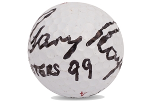 Gary Player Signed Titleist Golf Ball Inscribed "Masters 99" - BECKETT
