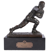 1941 Original Heisman Memorial Trophy Presented to Bruce Smith - The Most Historically Significant Early Heisman Awarded Two Days After Pearl Harbor Bombing!