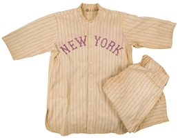 1913-14 John McGraw New York Giants World Tour Game Worn Uniform (Jersey & Pants) - MEARS A9.5