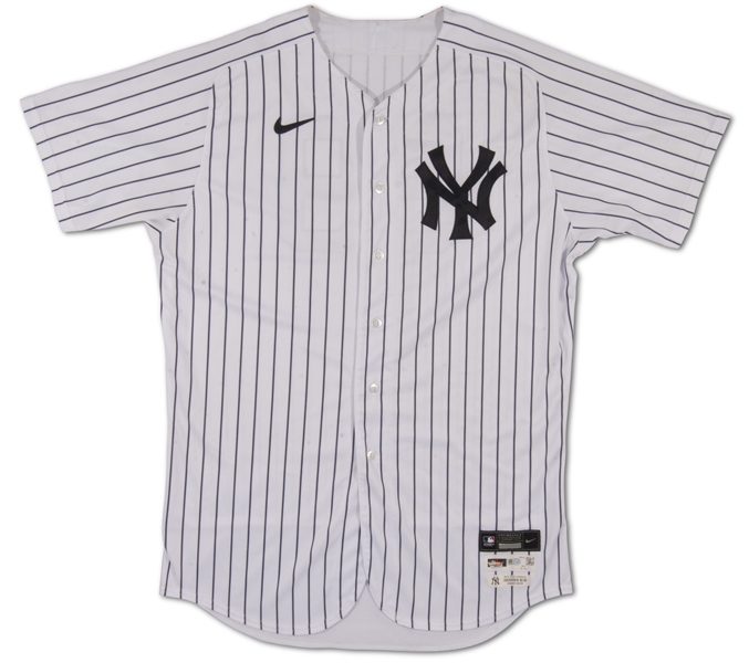 April 8, 2022 Aaron Judge NY Yankees Opening Day Game Worn, Signed & Inscribed Home Jersey from AL Record 62-HR Season - Photomatched to 5 Games & Team Photoshoot! - ResMatch LOA, Fanatics & MLB Auth.