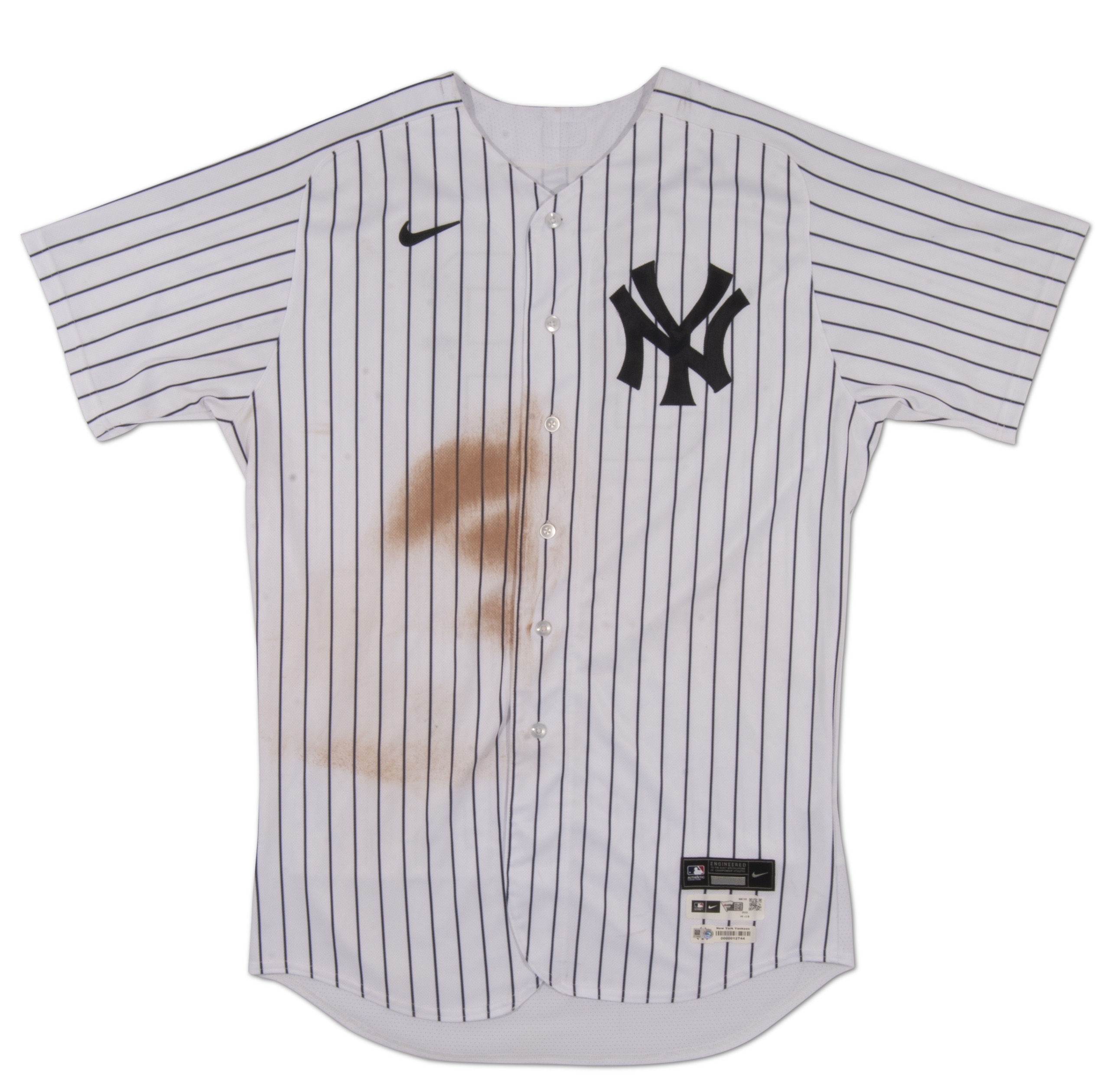 Lot Detail - 2022 Aaron Judge NY Yankees Game Worn, Signed & Inscribed 3  Home Run Jersey from AL Record 62-HR Season incl. HR #19 off Shohei Ohtani  (Photomatched to 7 Games!) 