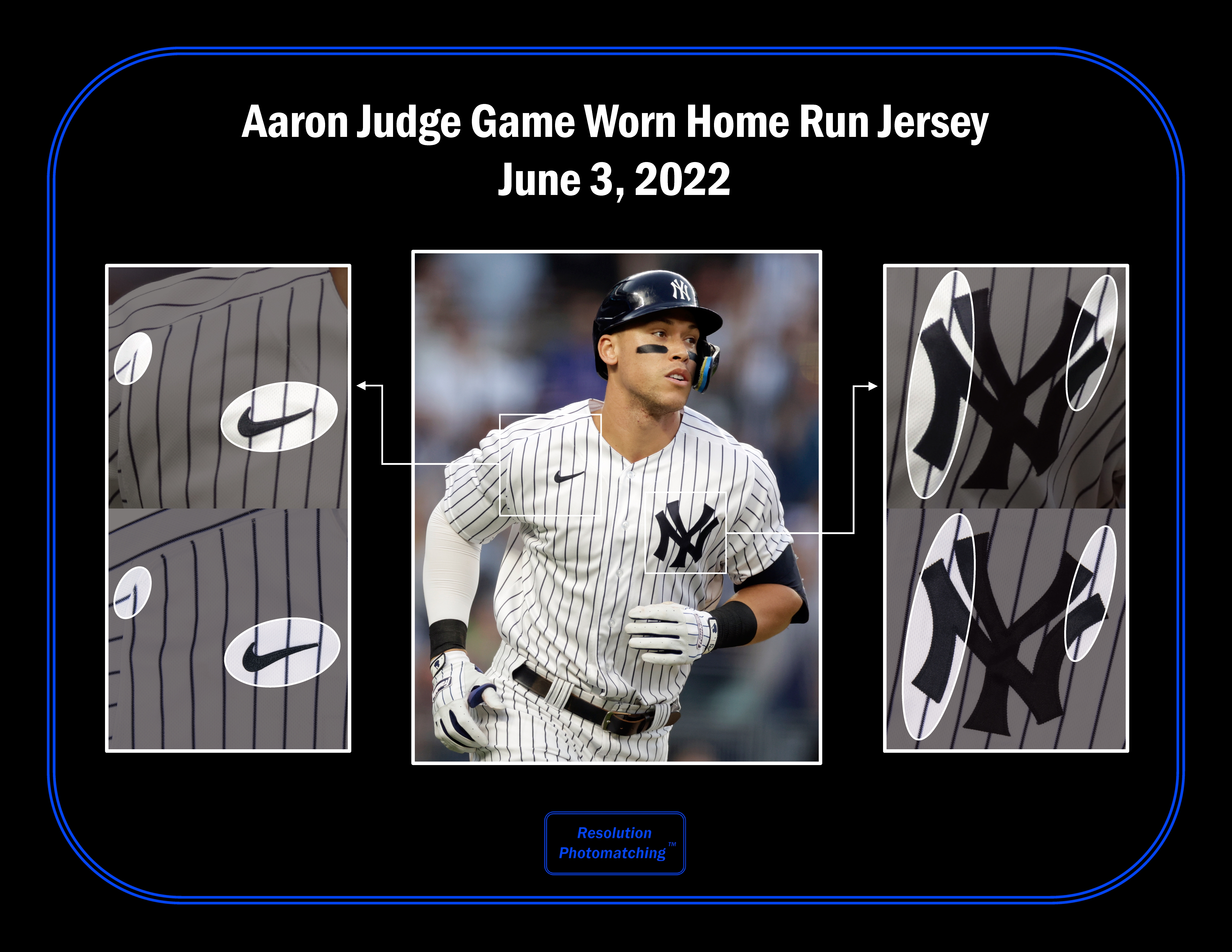 Aaron Judge New York Yankees Player Issued Jersey MLB Auth 2022