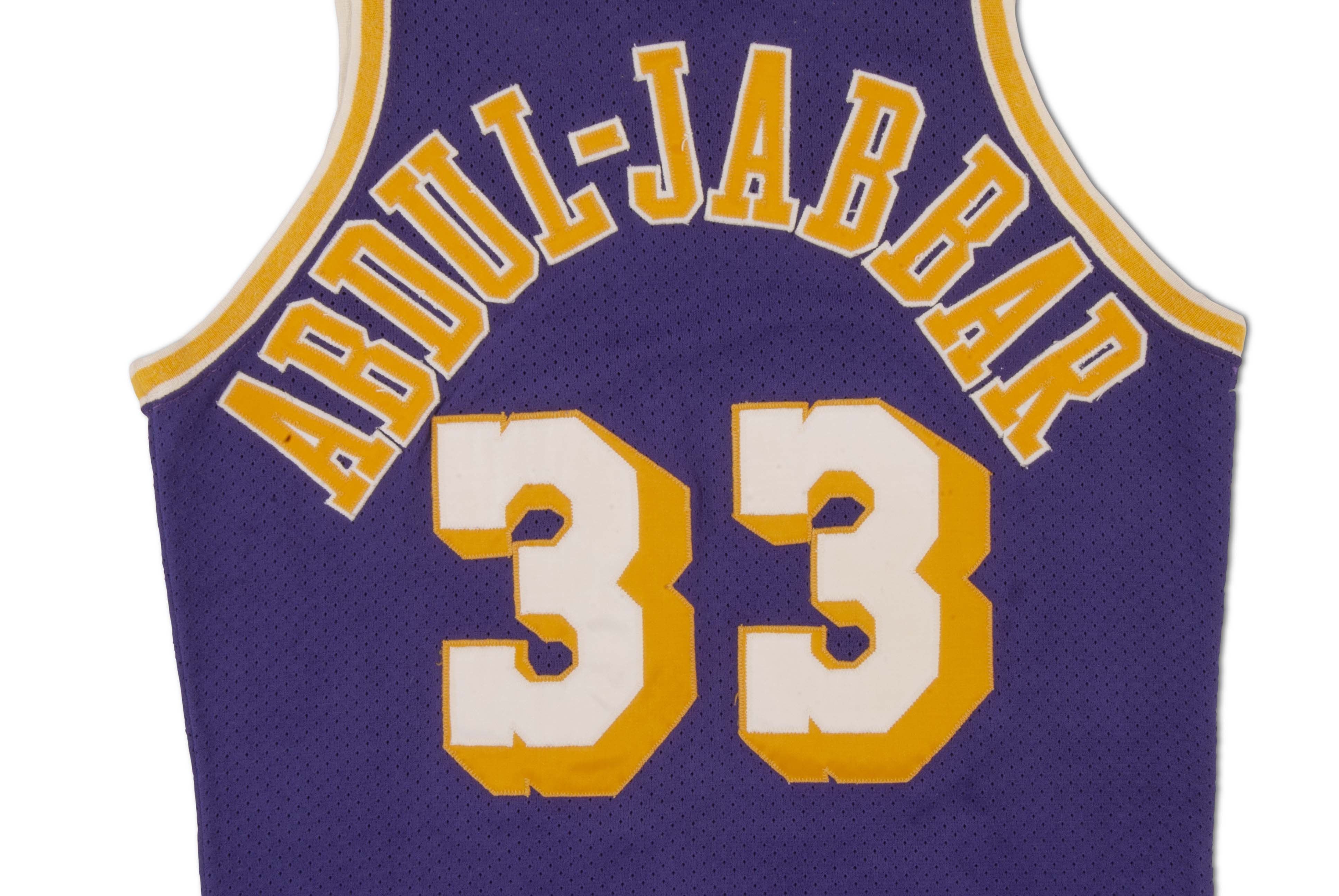 Lot - 1980's Kareem Abdul-Jabbar Authentic Tiernan Jersey