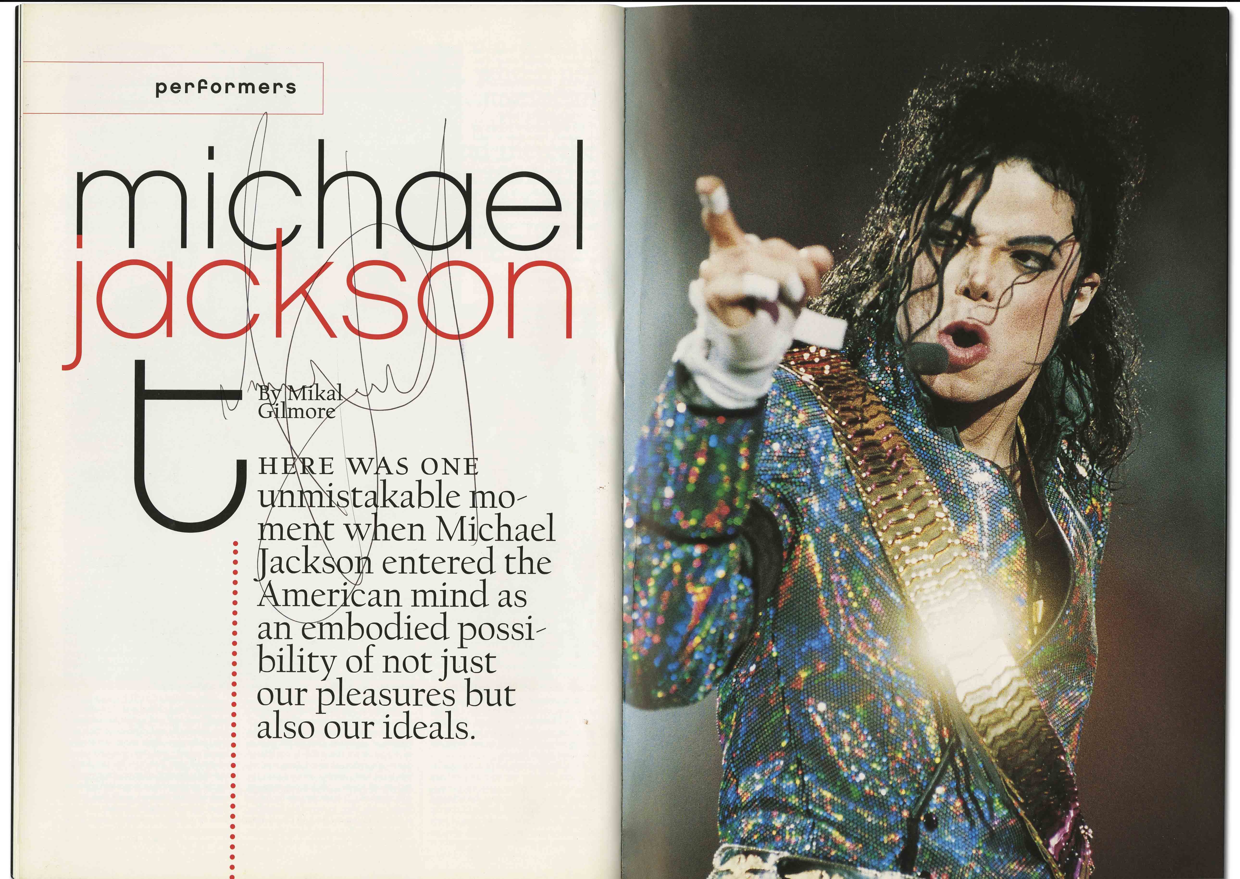 Michael Jackson Vintage King Of Pop Michael Jackson Signature T