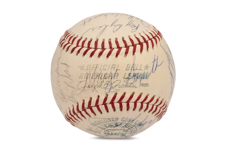 1968 Detroit Tigers World Champions Team Signed OAL (Cronin) Baseball with 28 Autos. - PSA/DNA LOA