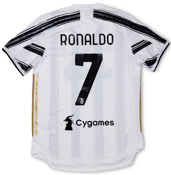 2020-21 Cristiano Ronaldo Juventus Coppa Italia Match Worn Jersey - MEARS LOA